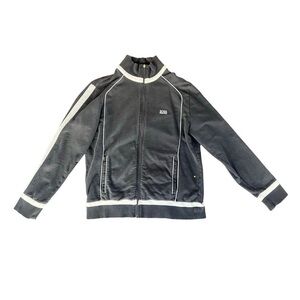 BOSS Black and White Zip Jacket